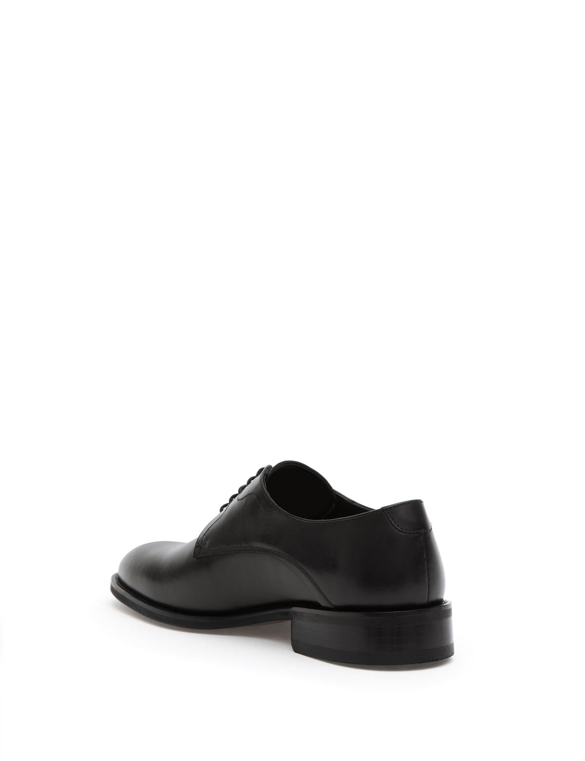 Siyah %100 Deri Klasik Ayakkabı - 50295848005