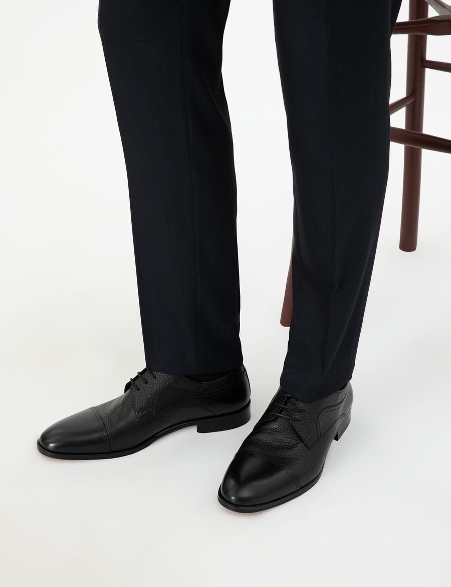 Siyah %100 Deri Klasik Ayakkabı