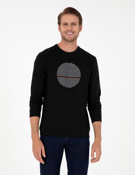 Siyah Regular Fit Sweatshirt - 50290634037