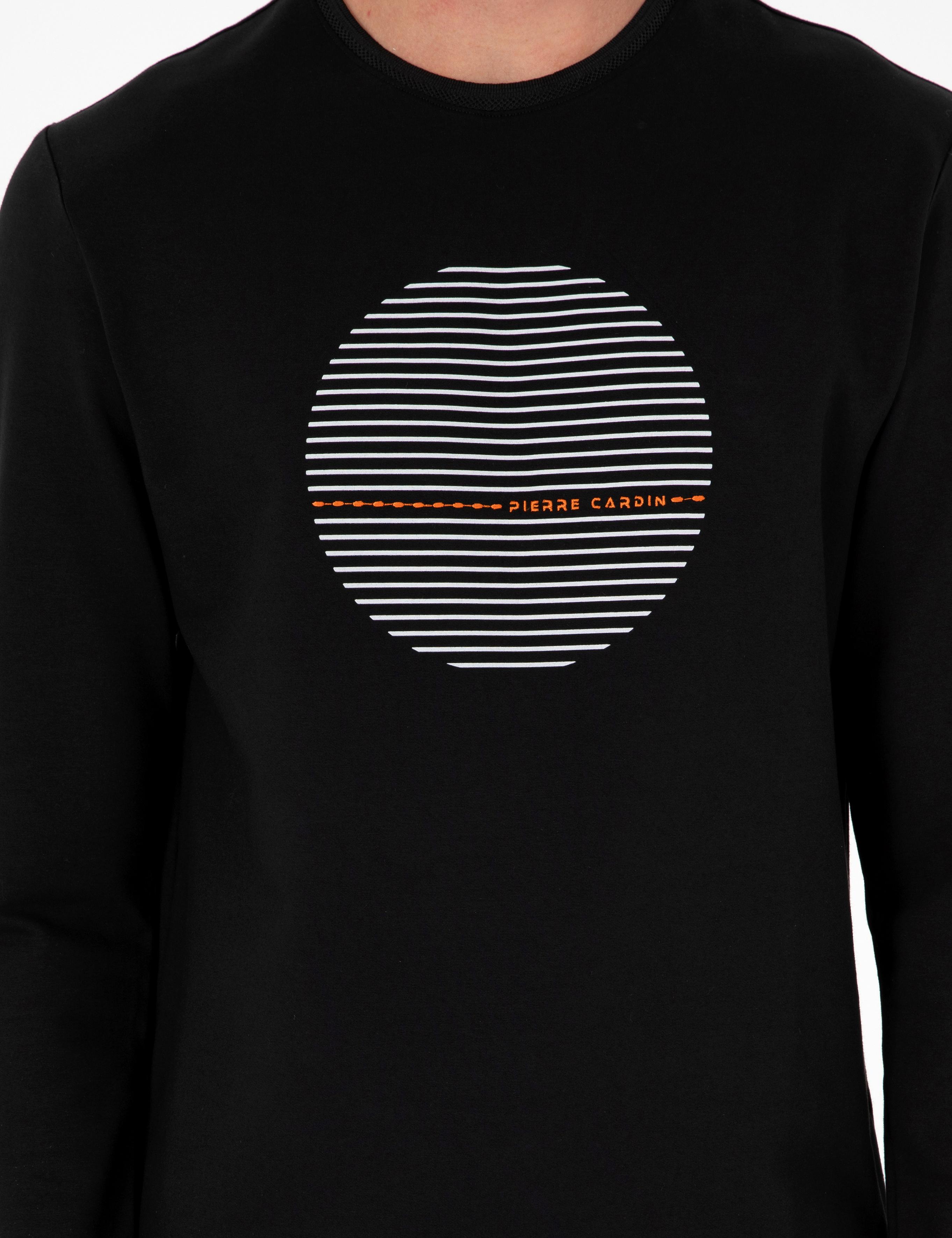 Siyah Regular Fit Sweatshirt