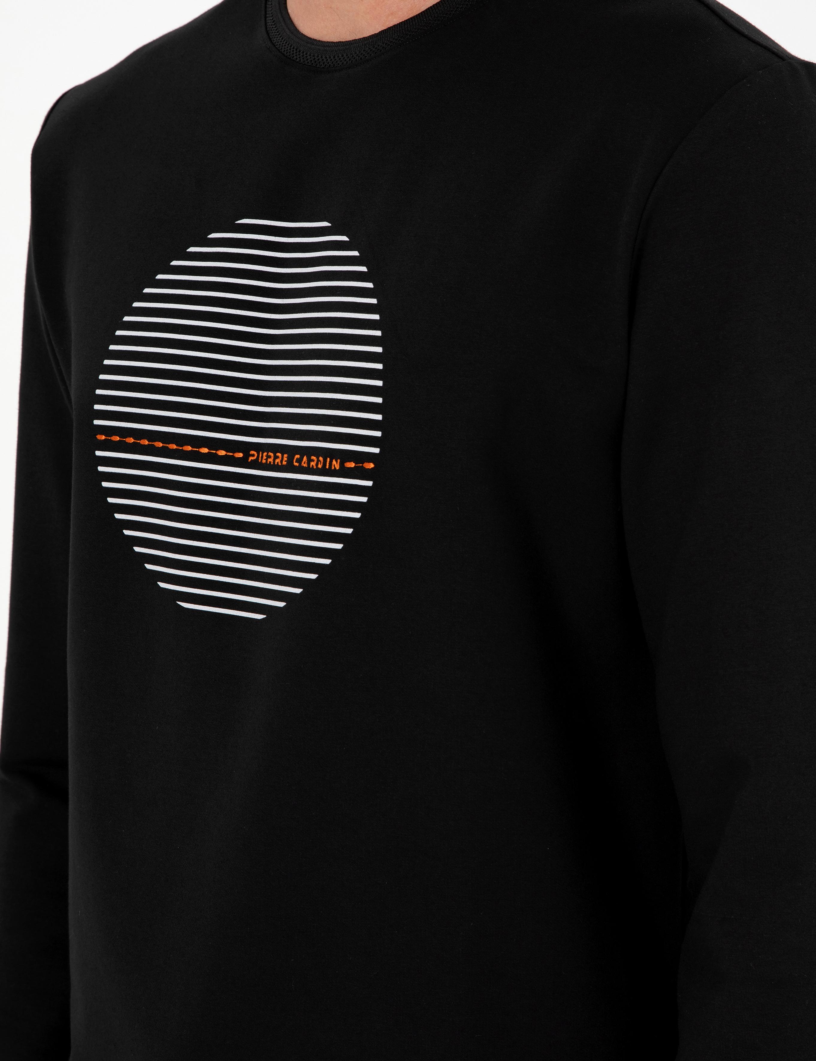 Siyah Regular Fit Sweatshirt