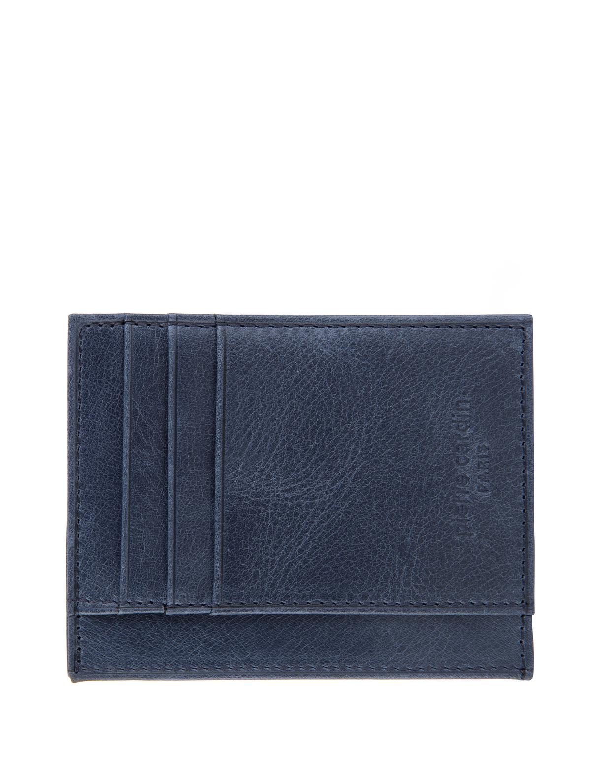 Erkek Lacivert Deri Kartlık - 50305182002