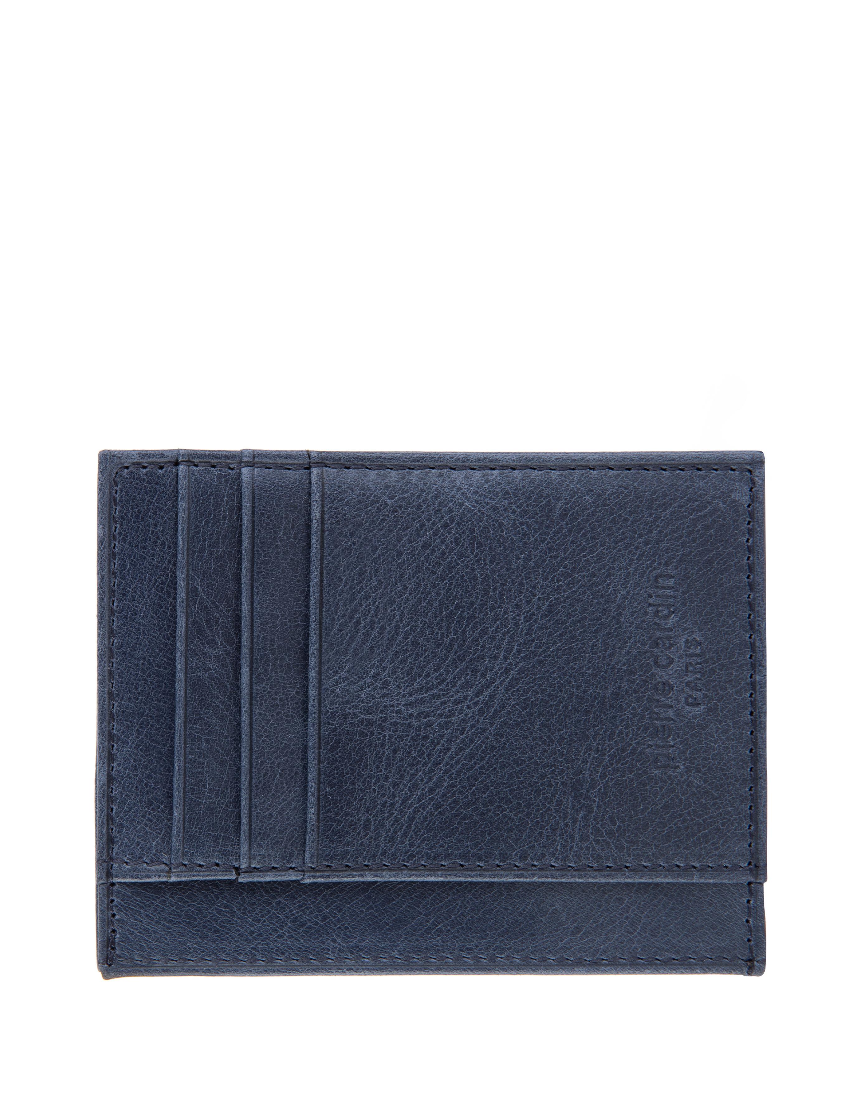 Erkek Lacivert Deri Kartlık