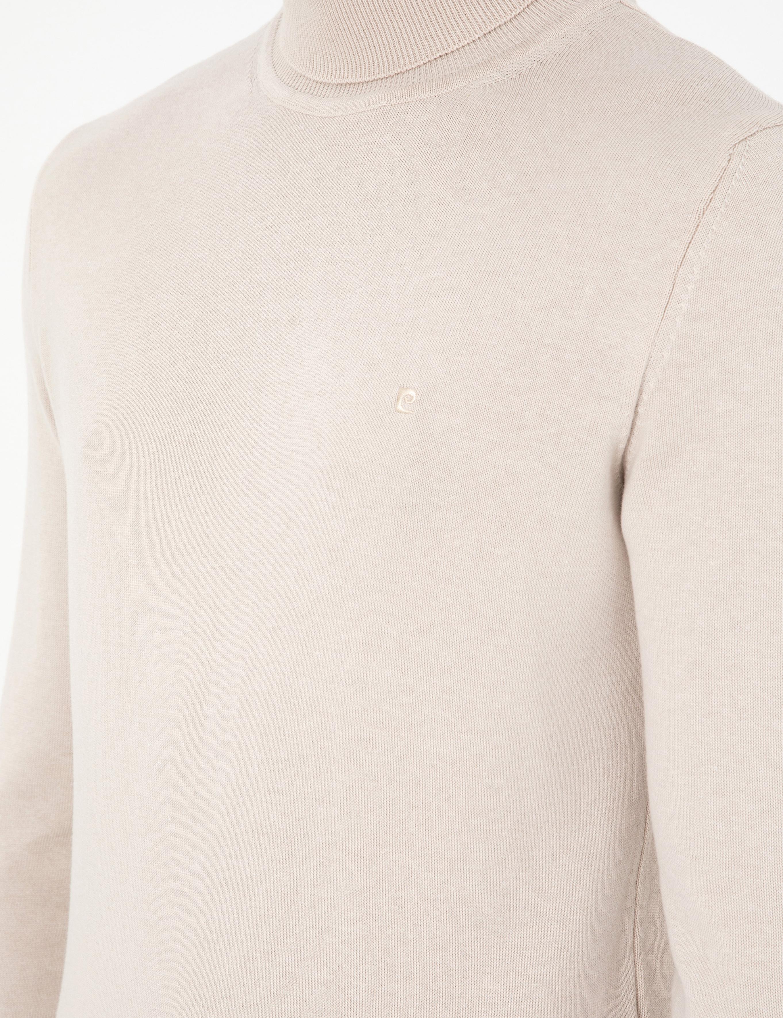 Taş Slim Fit Balıkçı Yaka Basic Triko Kazak