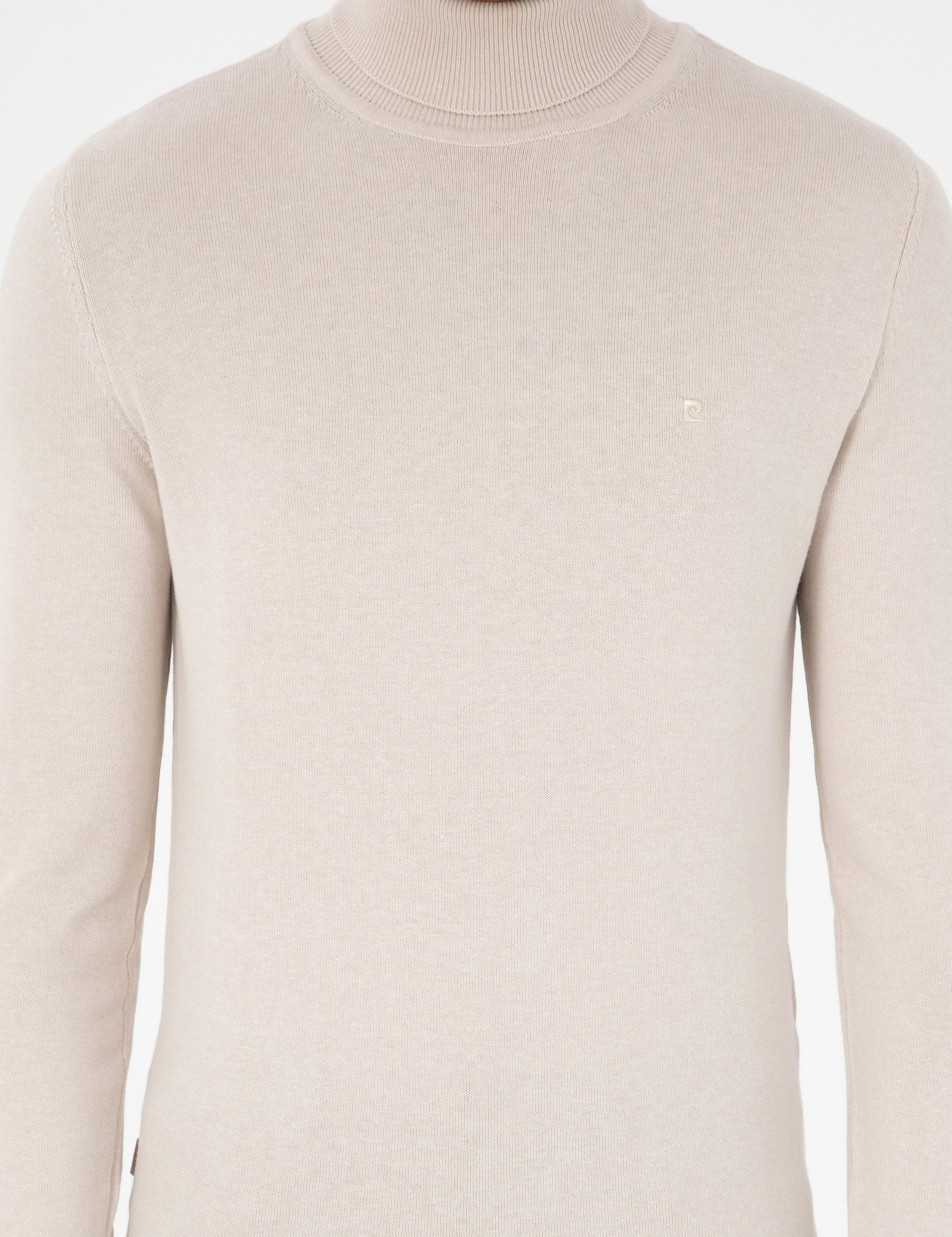 Taş Slim Fit Balıkçı Yaka Basic Triko Kazak