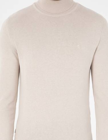 Taş Slim Fit Balıkçı Yaka Basic Triko Kazak