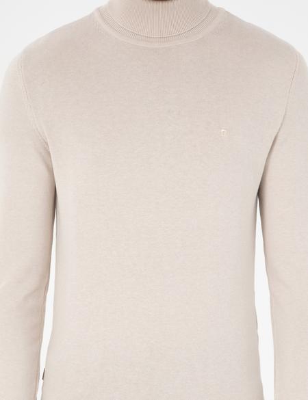 Taş Slim Fit Balıkçı Yaka Basic Triko Kazak - 50296582027