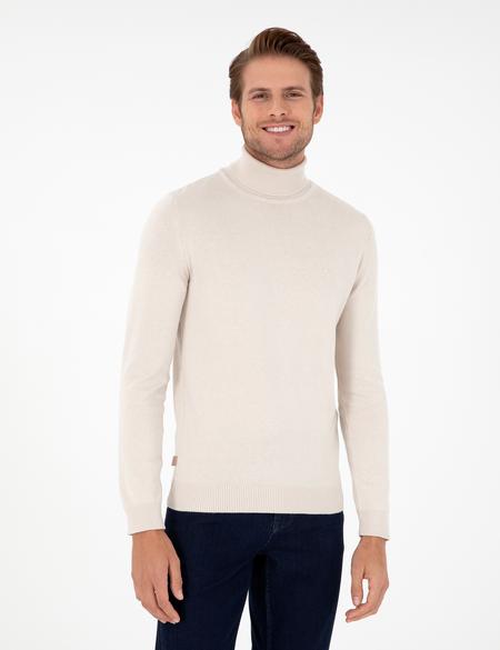 Taş Slim Fit Balıkçı Yaka Basic Triko Kazak - 50296582027