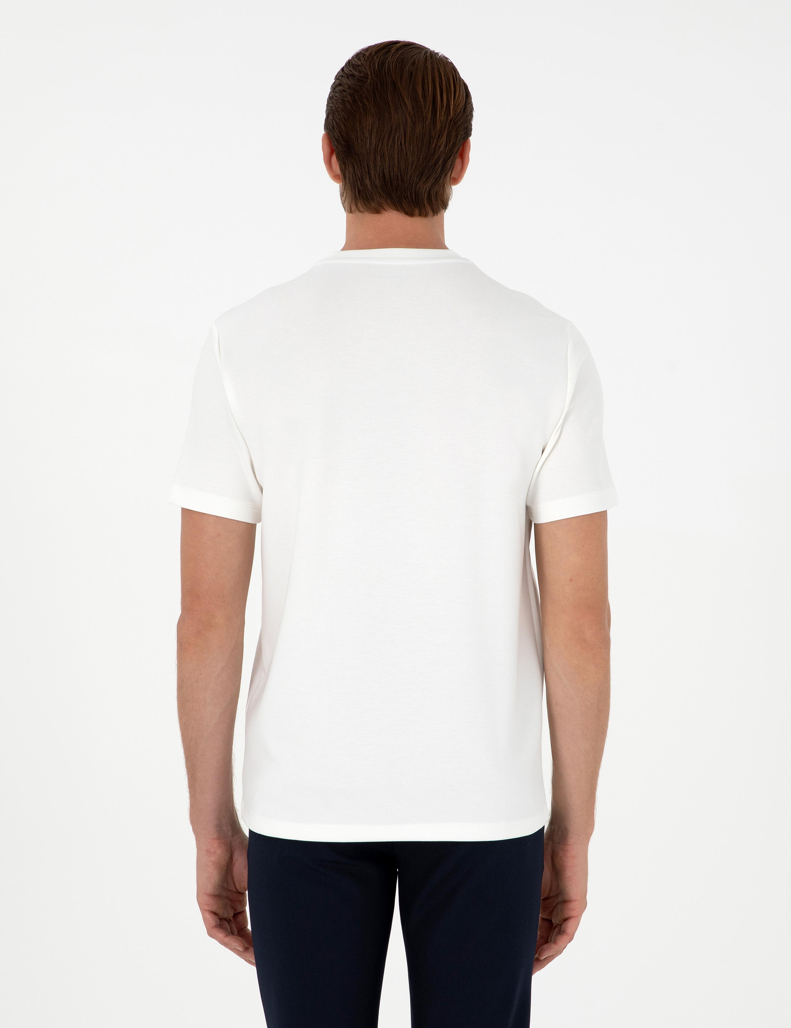 Ekru Regular Fit Tişört