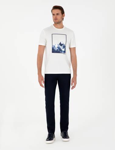 Ekru Regular Fit Tişört