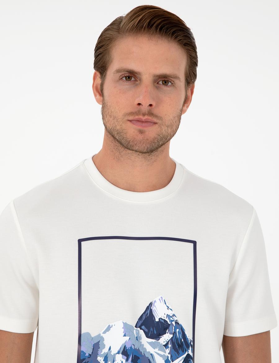 Ekru Regular Fit Tişört