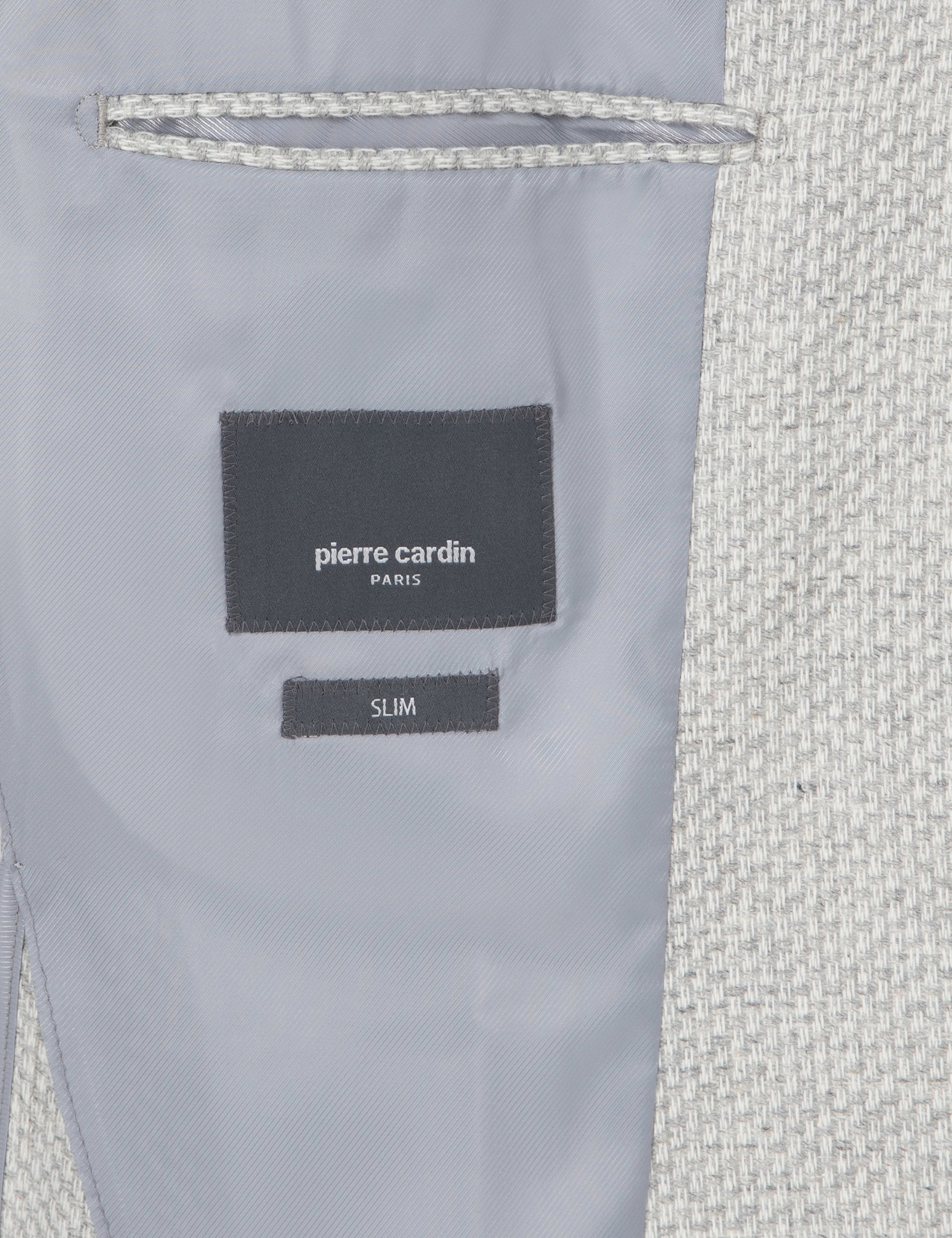 Gri Yün Karışımlı Slim Fit Ceket - Image 6