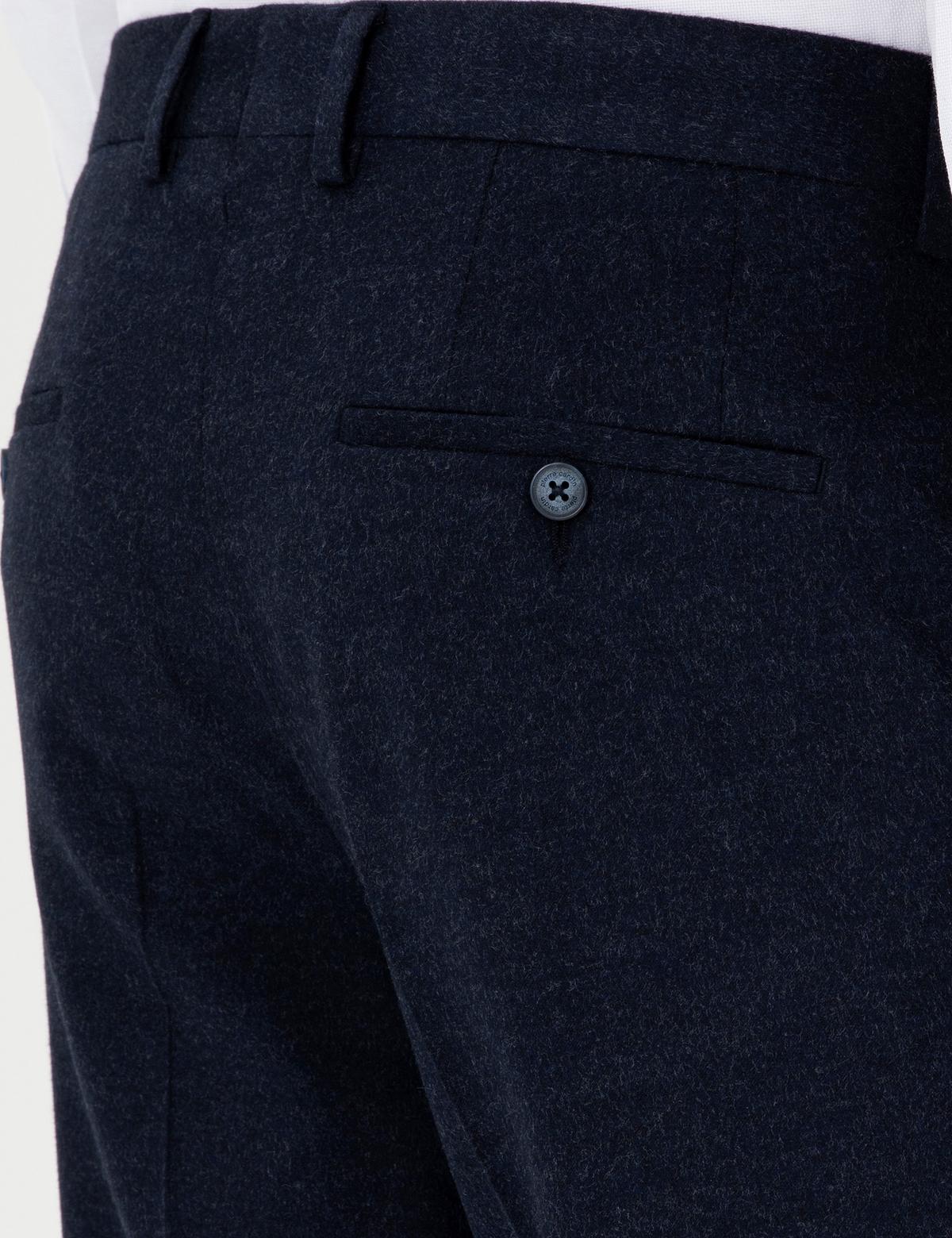 Lacivert Slim Fit Kumaş Pantolon - 50293167048