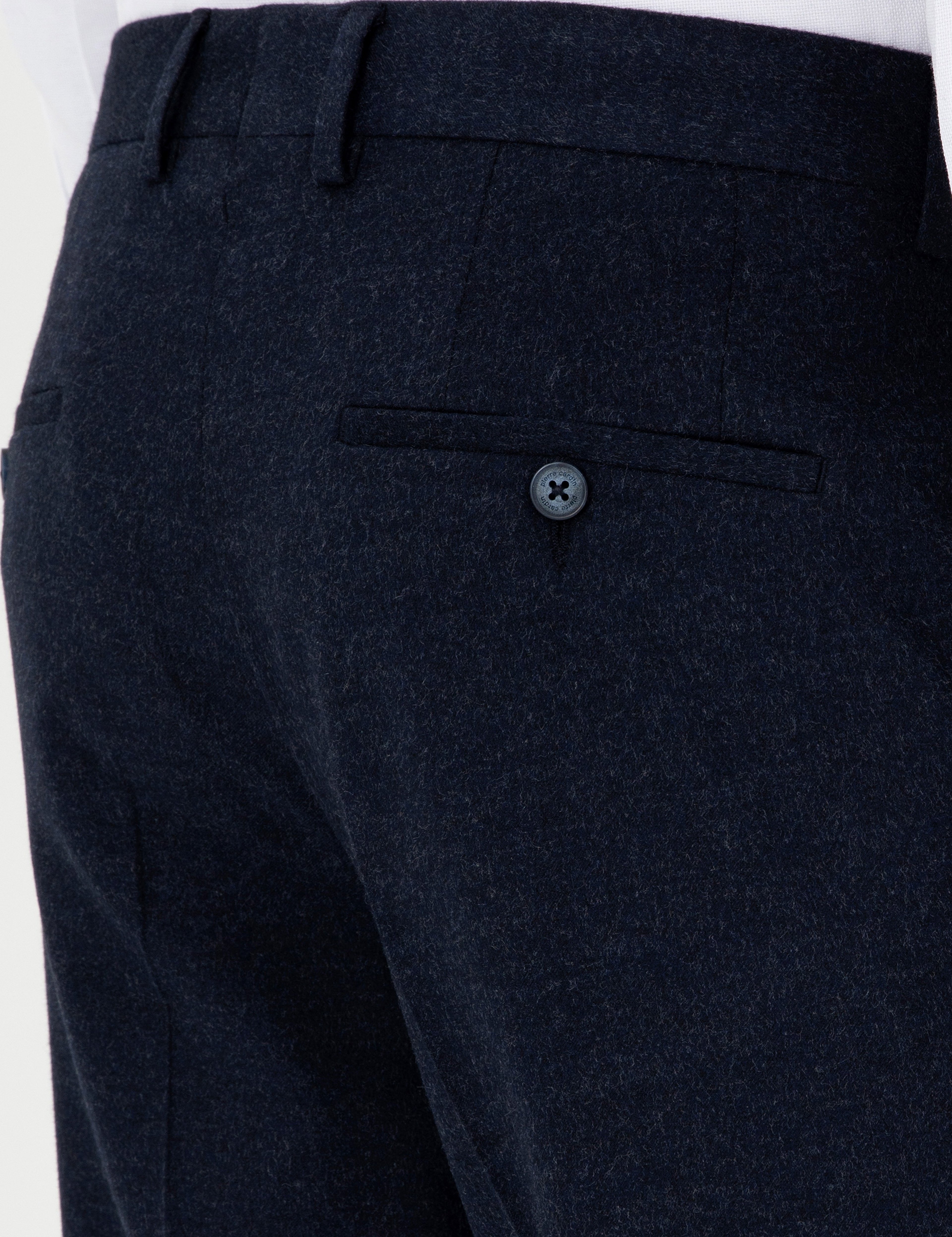 Lacivert Slim Fit Kumaş Pantolon - Image 6