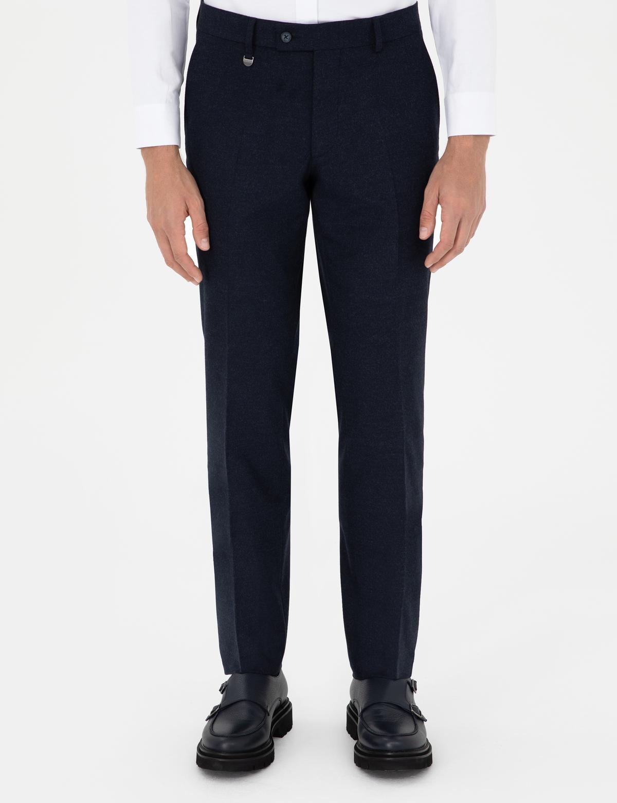 Lacivert Slim Fit Kumaş Pantolon - 50293167048