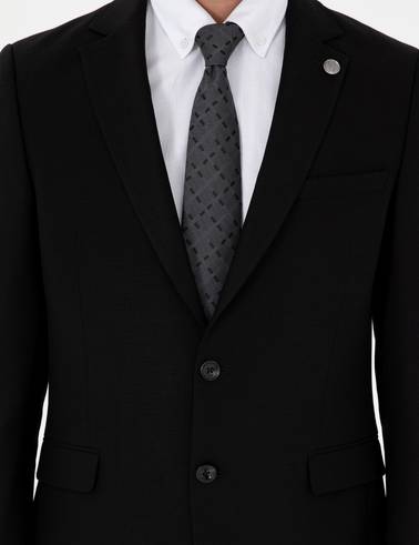 Siyah Ex. Slim Fit Takım Elbise