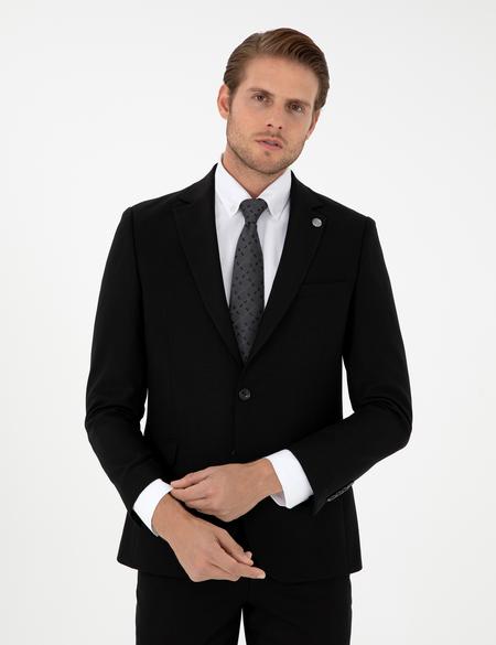 Siyah Ex. Slim Fit Takım Elbise - 50292223008