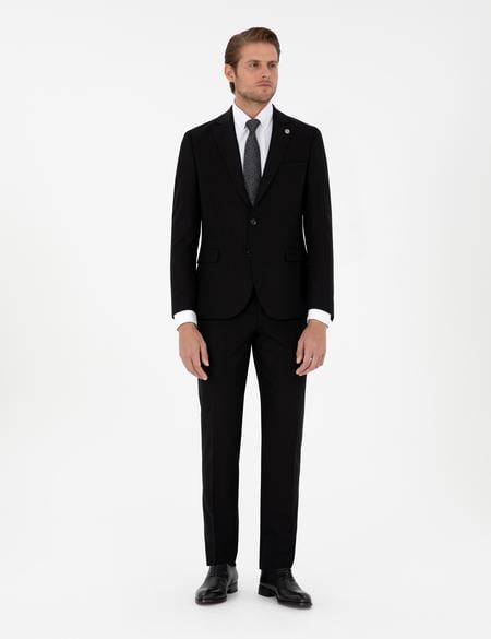 Siyah Ex. Slim Fit Takım Elbise - 50292223008