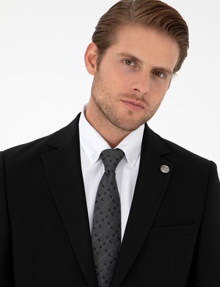 Siyah Ex. Slim Fit Takım Elbise - 50292223008