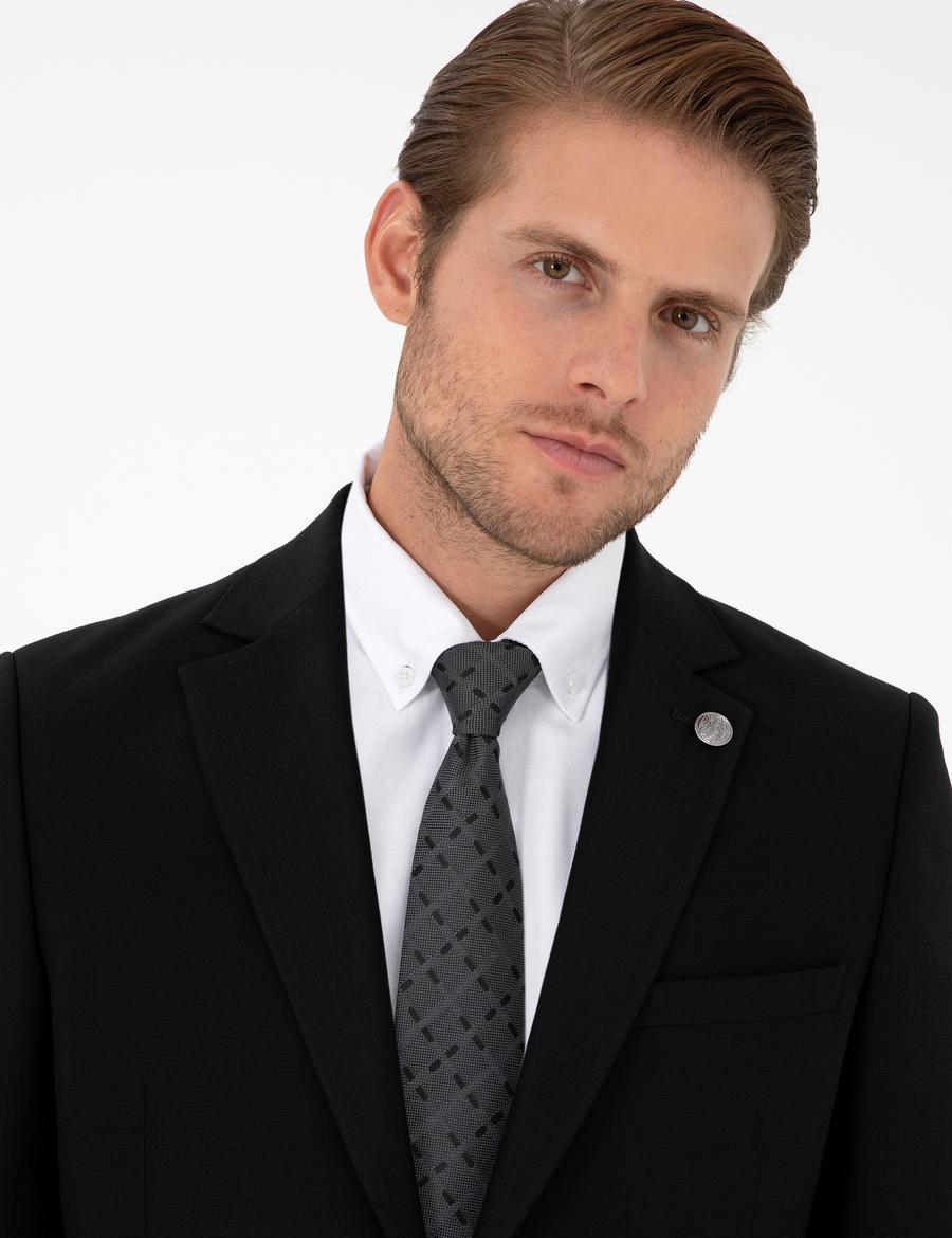 Siyah Ex. Slim Fit Takım Elbise