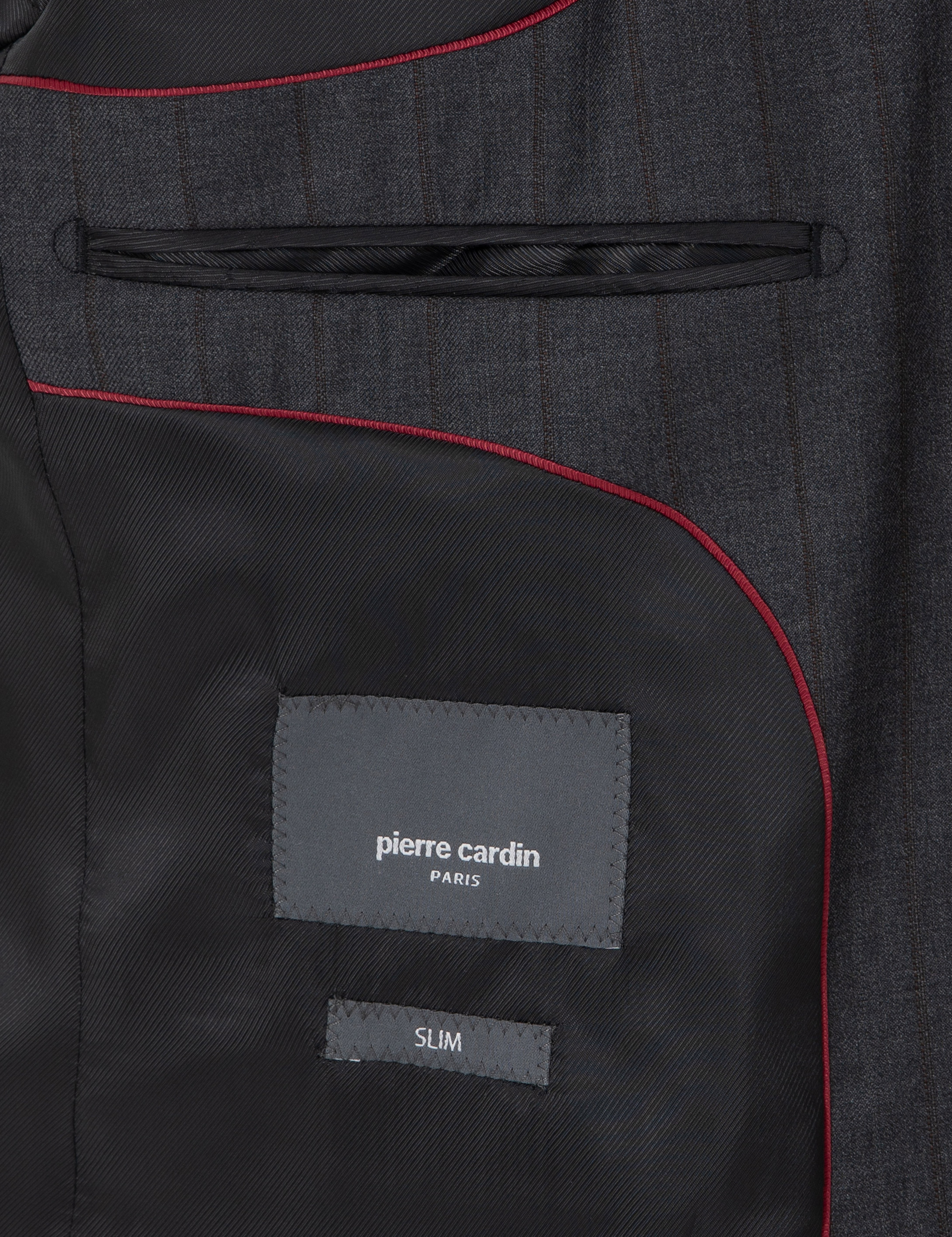 Antrasit Slim Fit Yün Takım Elbise - Image 6