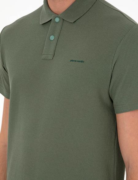 Haki Slim Fit Tişört - 50296569007