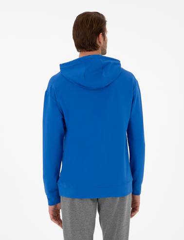 Saks 2 İplik Comfort Fit Kapüşonlu Sweatshirt