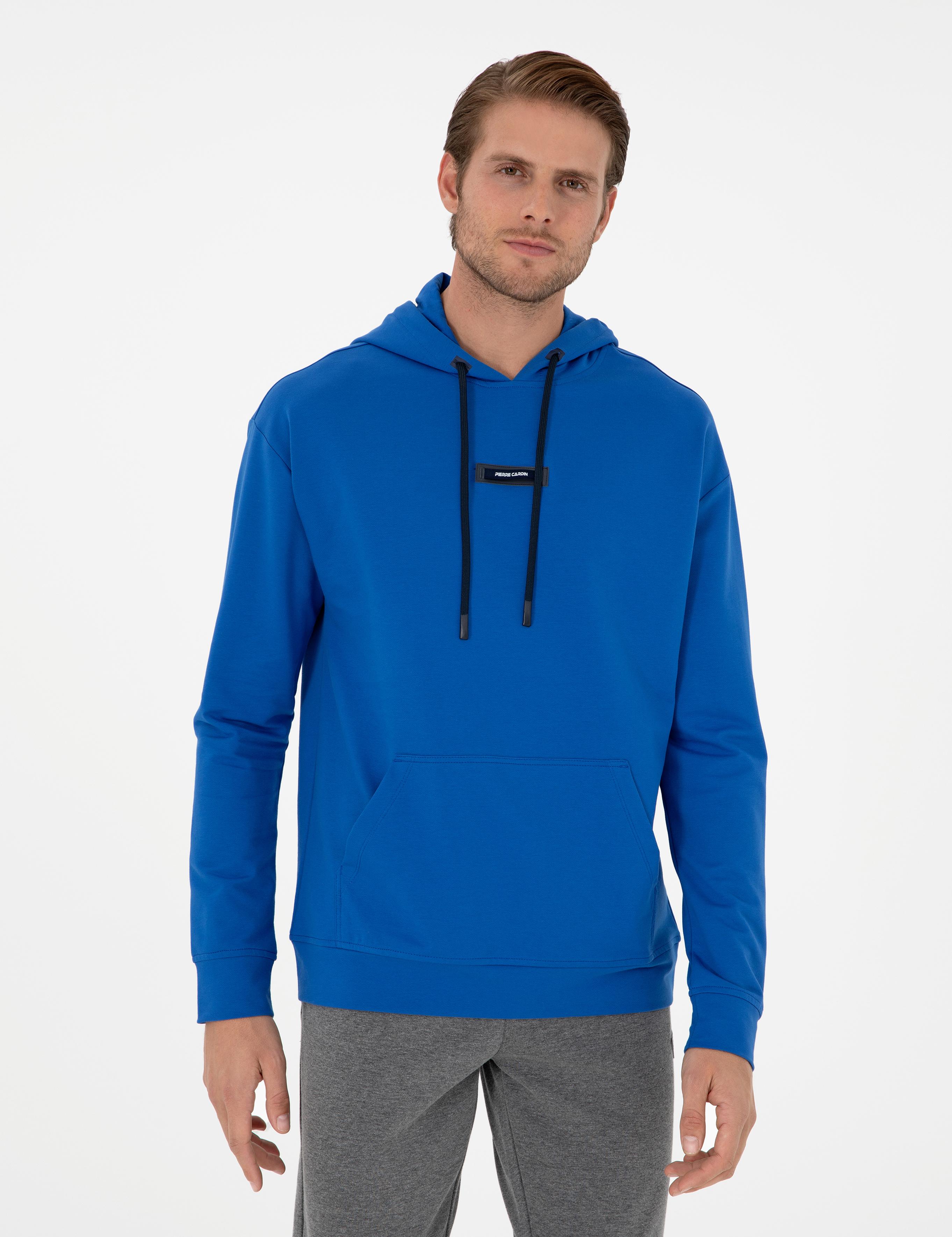 Saks 2 İplik Comfort Fit Kapüşonlu Sweatshirt