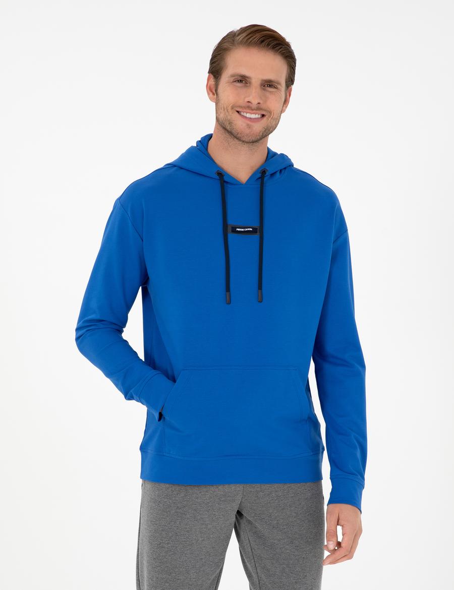 Saks 2 İplik Comfort Fit Kapüşonlu Sweatshirt