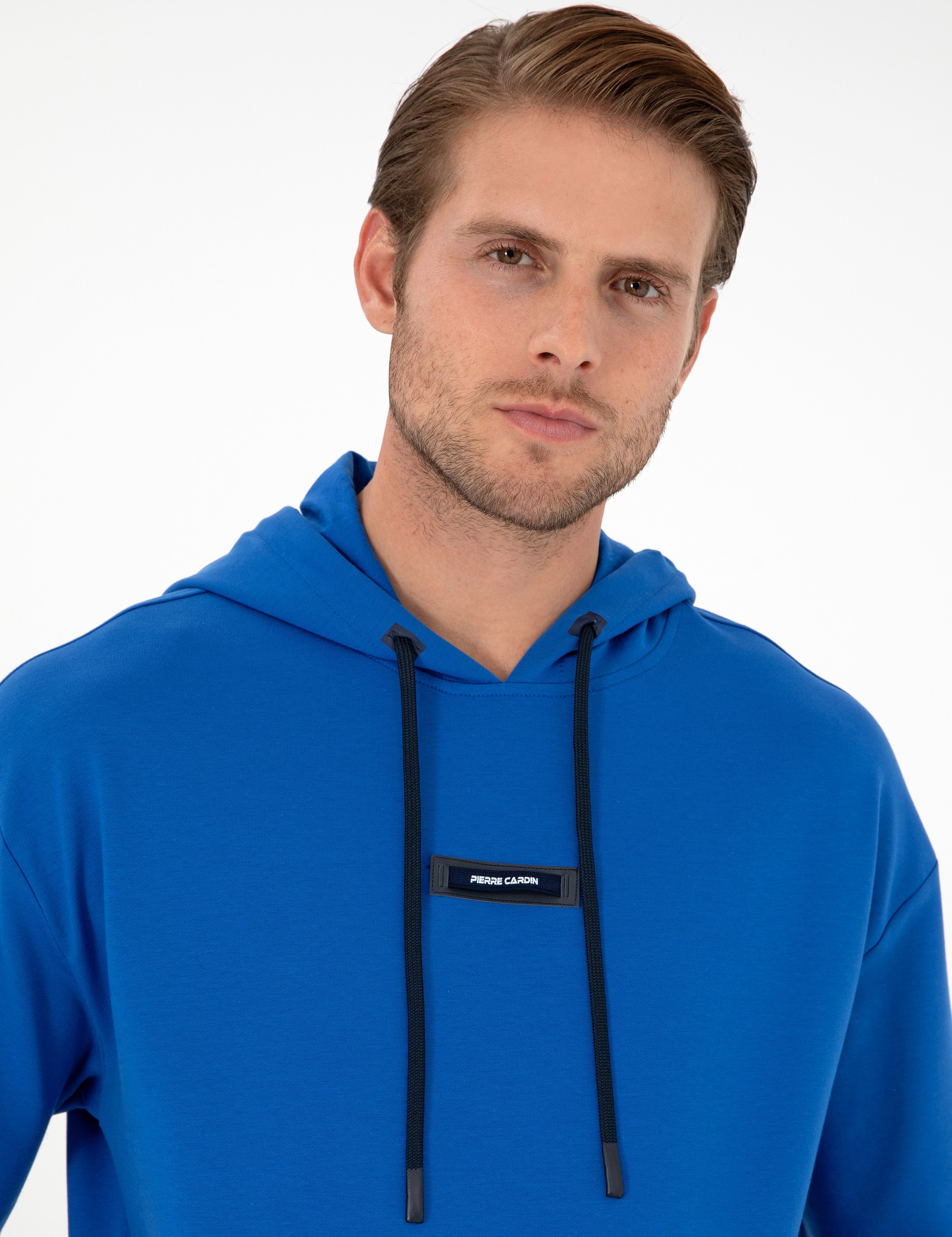 Saks 2 İplik Comfort Fit Kapüşonlu Sweatshirt - Image 2