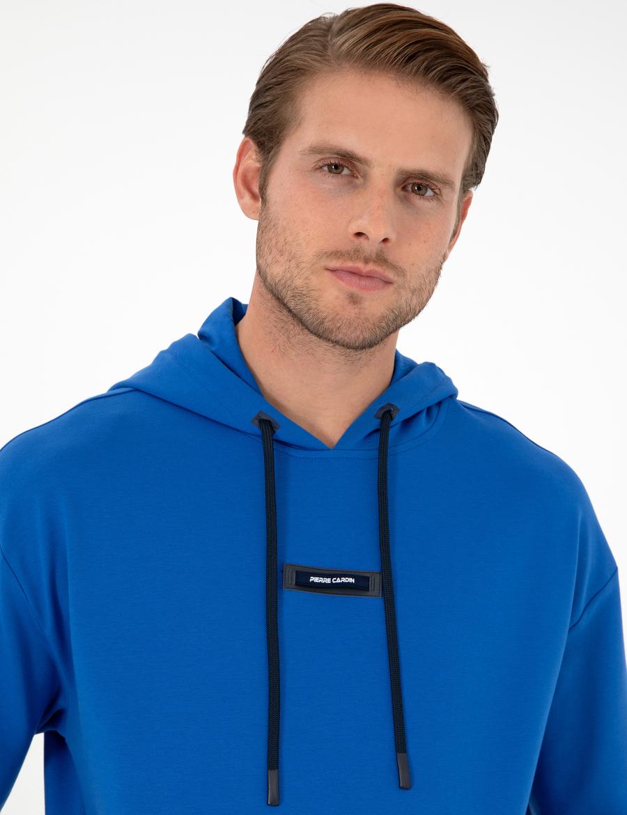 Saks 2 İplik Comfort Fit Kapüşonlu Sweatshirt