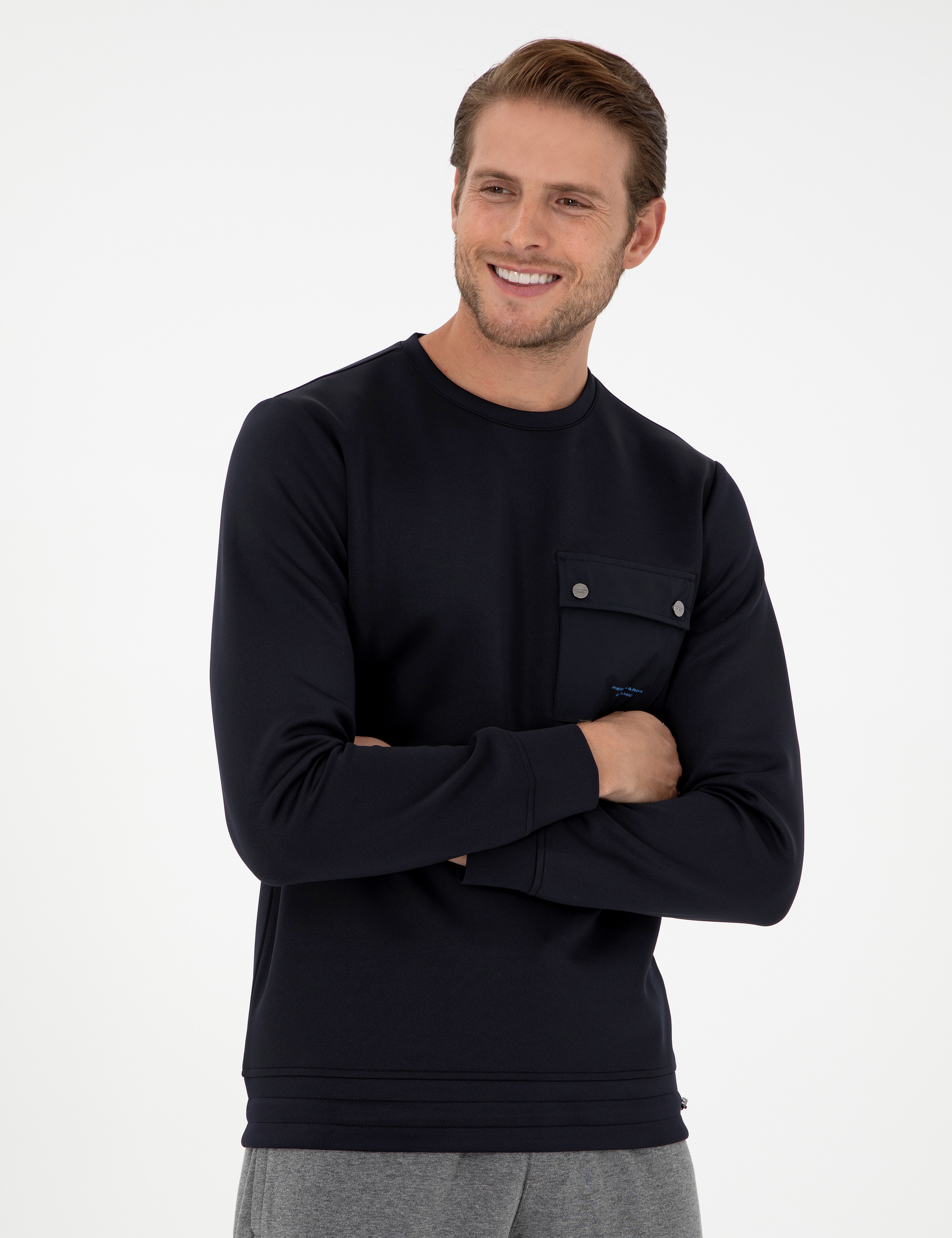 Lacivert Regular Fit Sweatshirt - Image 3