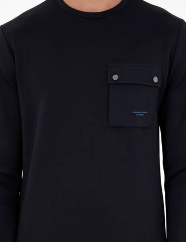 Lacivert Regular Fit Sweatshirt