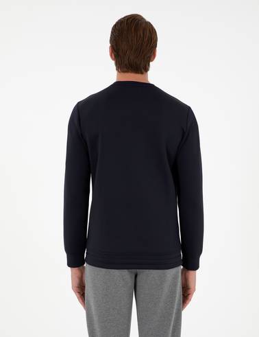 Lacivert Regular Fit Sweatshirt