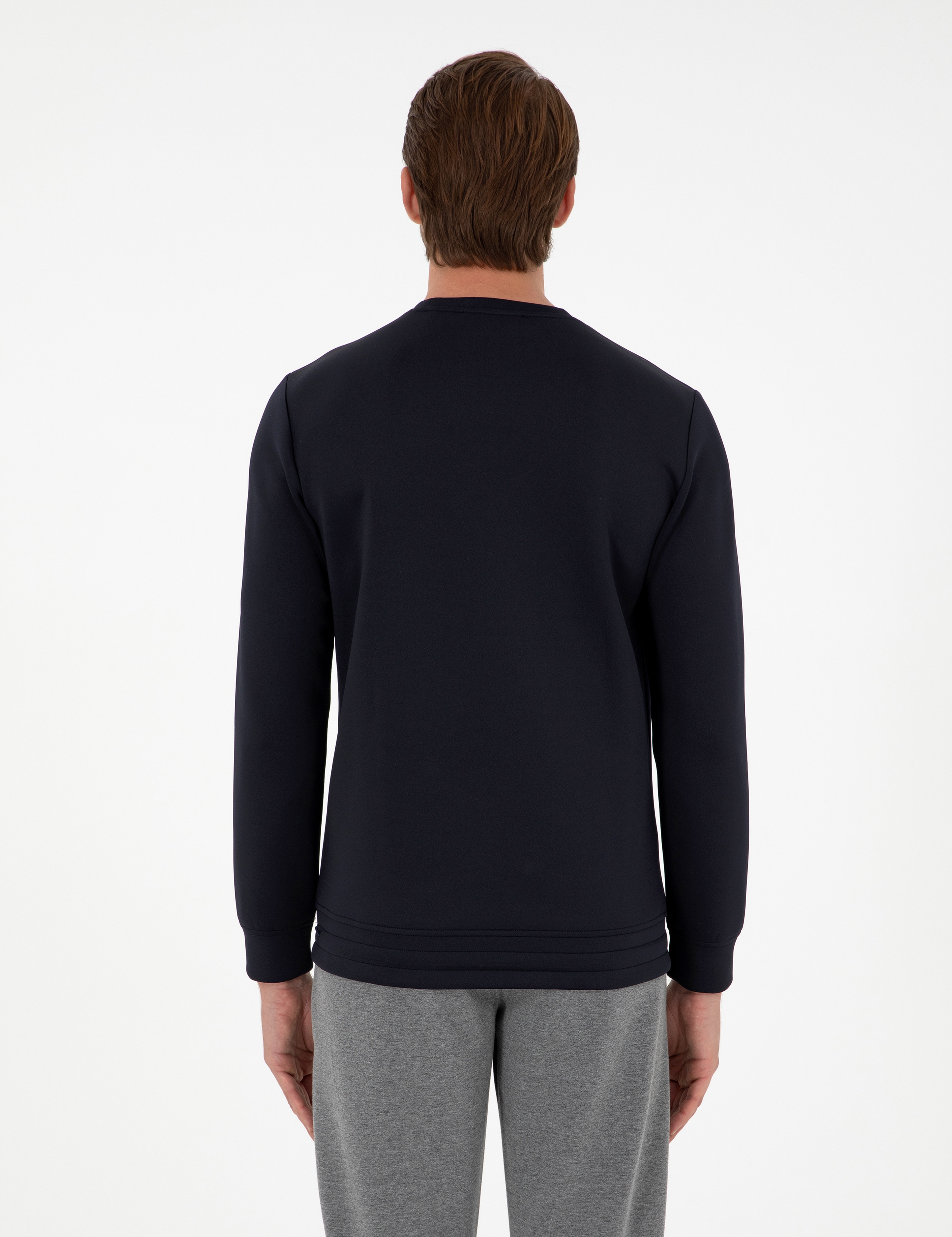 Lacivert Regular Fit Sweatshirt - Image 5