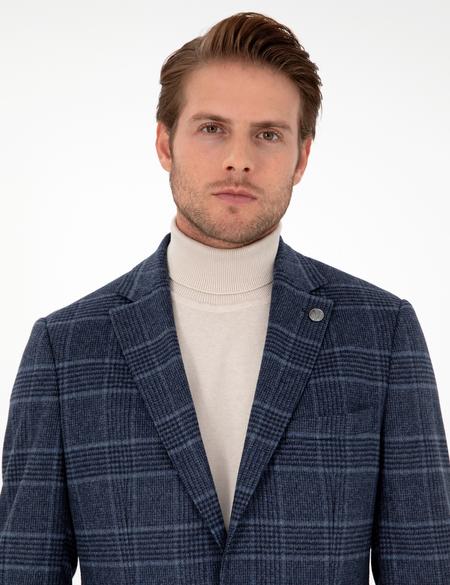 Lacivert Slim Fit Ceket - 50291951017
