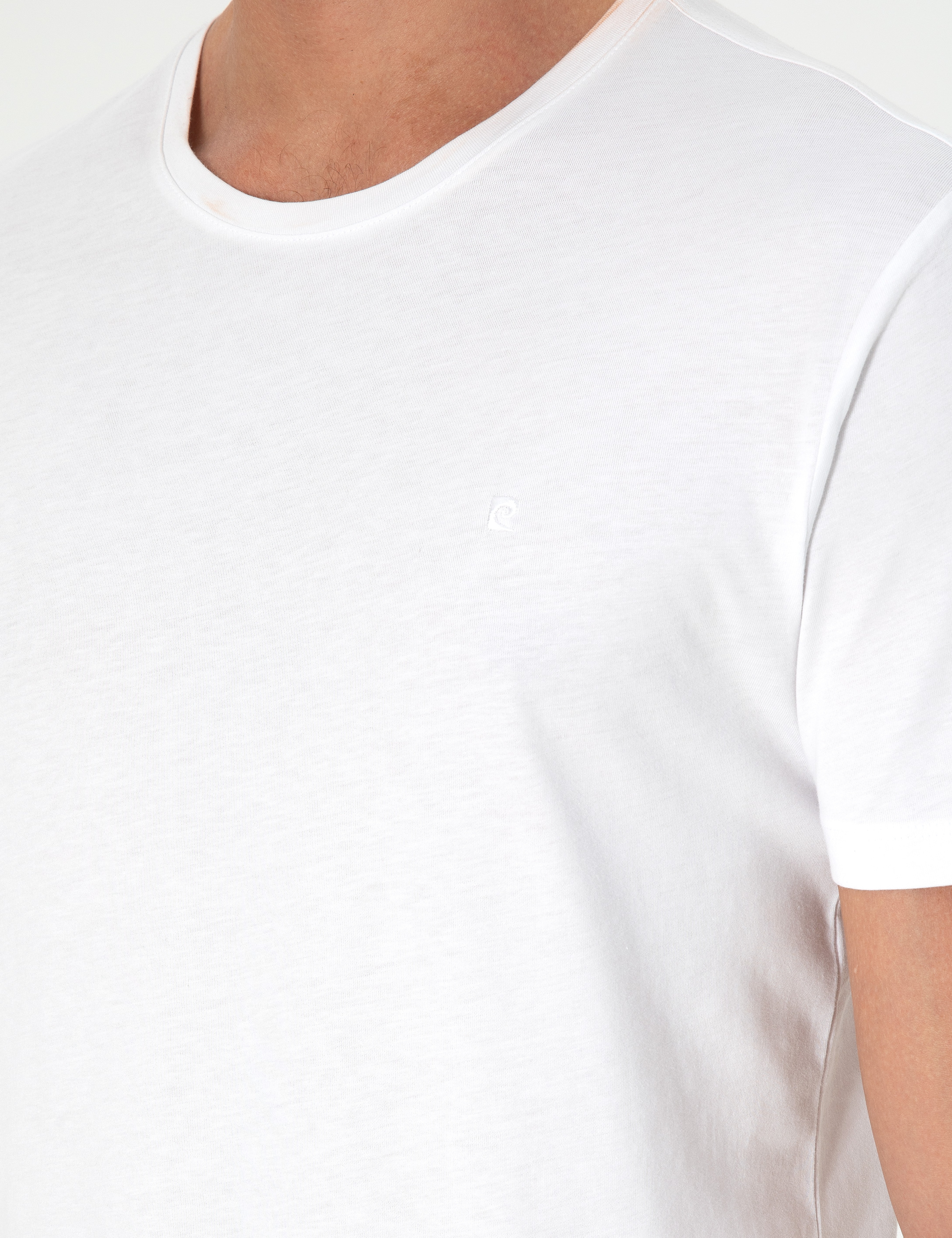 Beyaz Slim Fit Basic Tişört