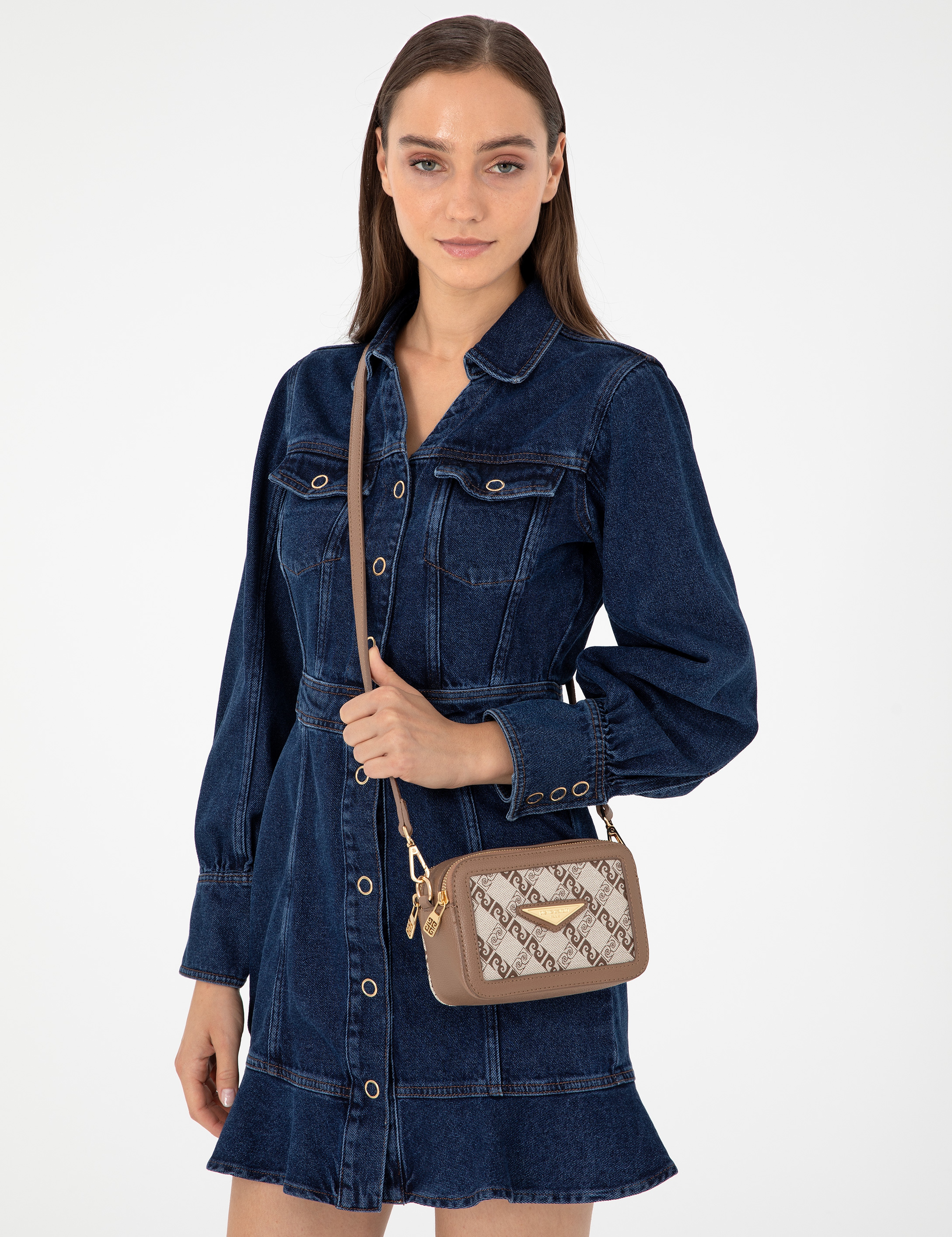 Bej Çapraz Çanta - Image 1