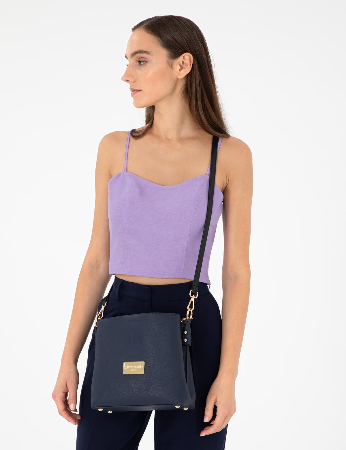 Lacivert Omuz Çantası