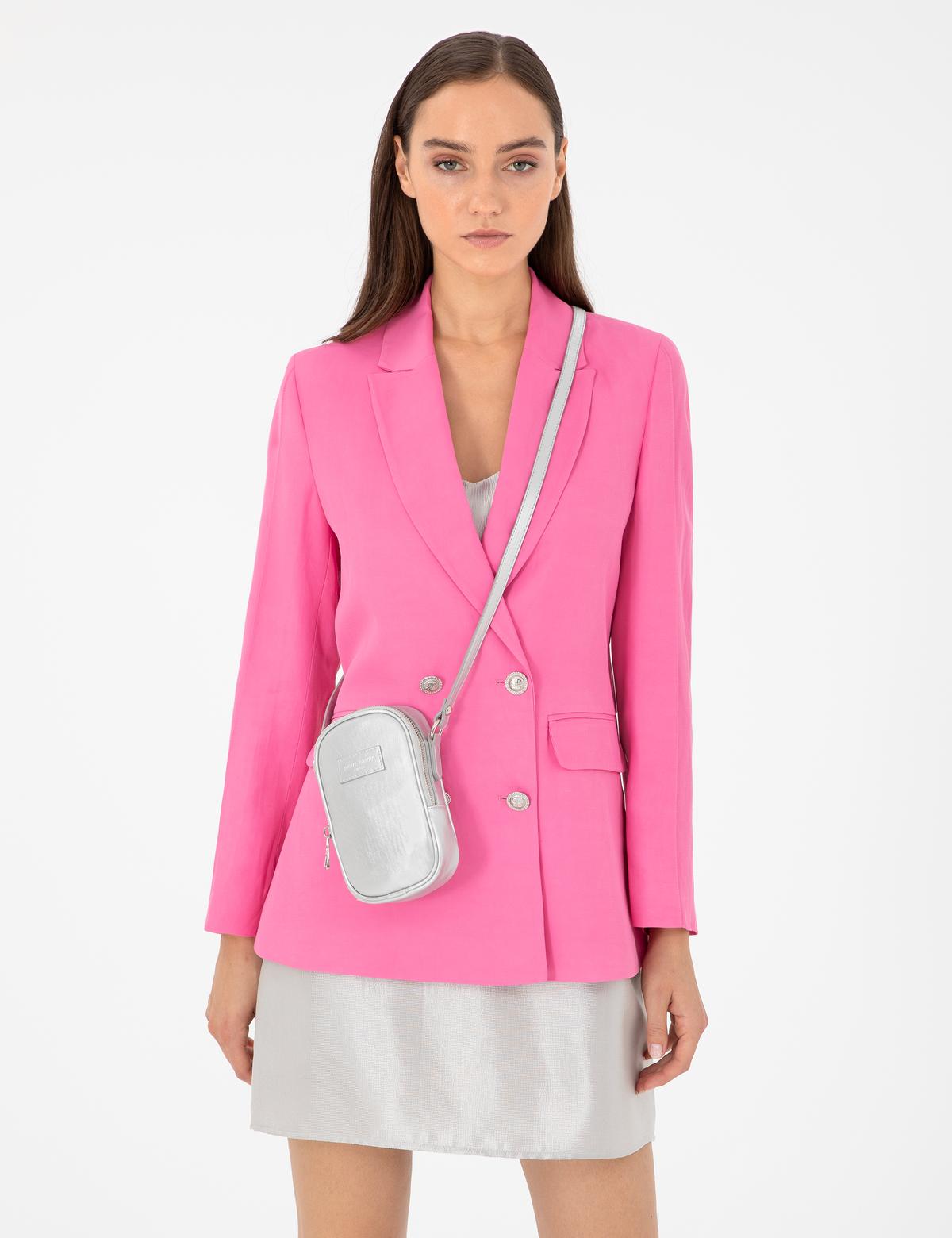 Gümüş Çapraz Çanta