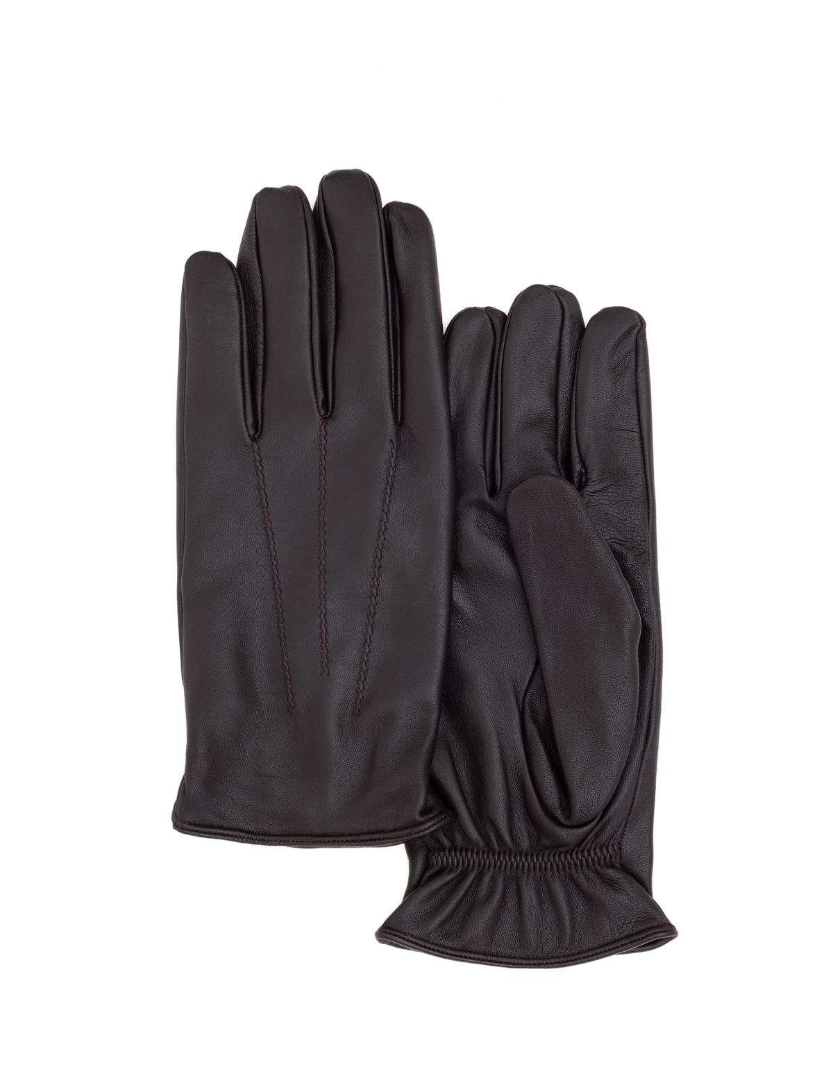 Kahverengi %100 Deri Eldiven - 50305653002