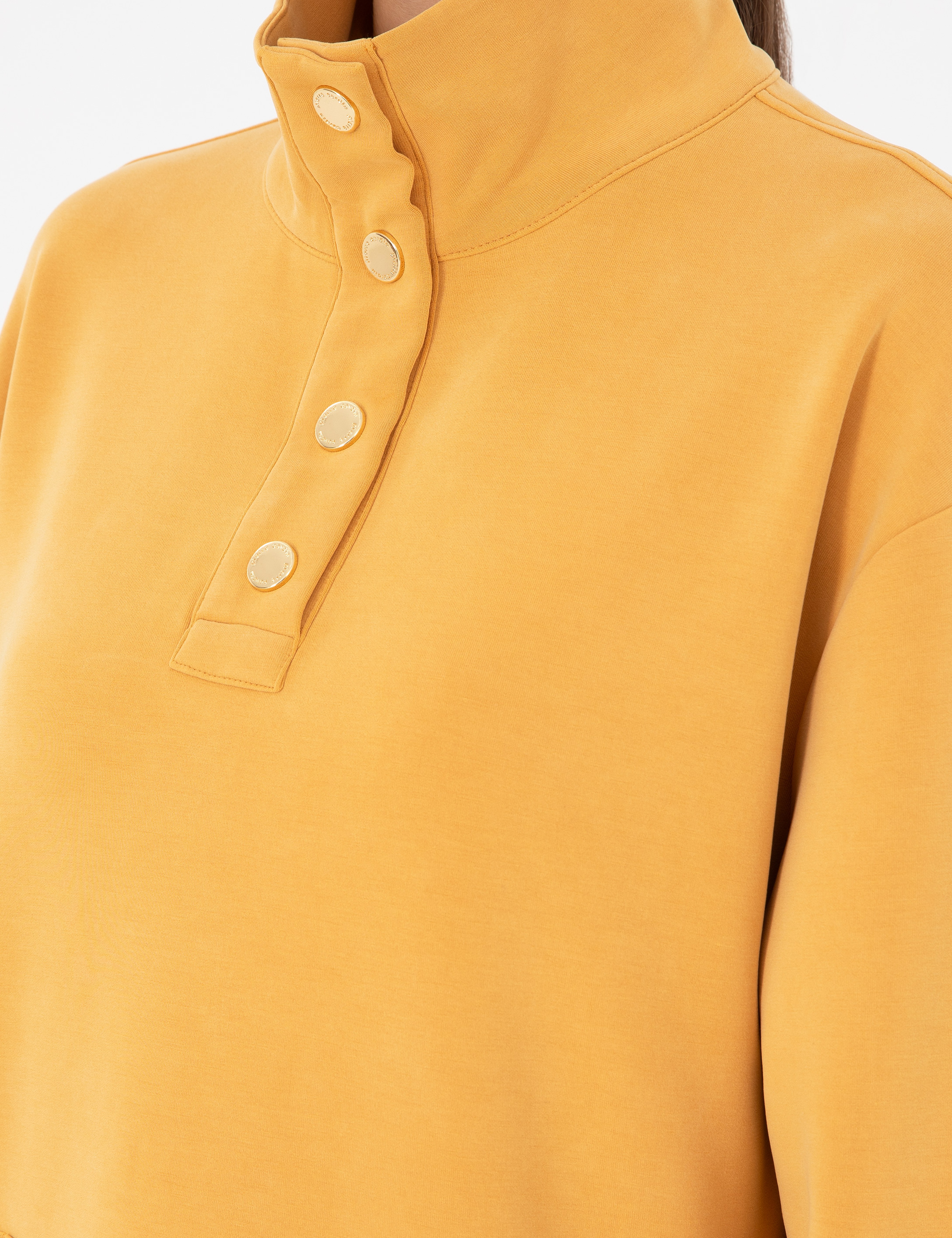 Safran Oversize Modal Kumaş Sweatshirt