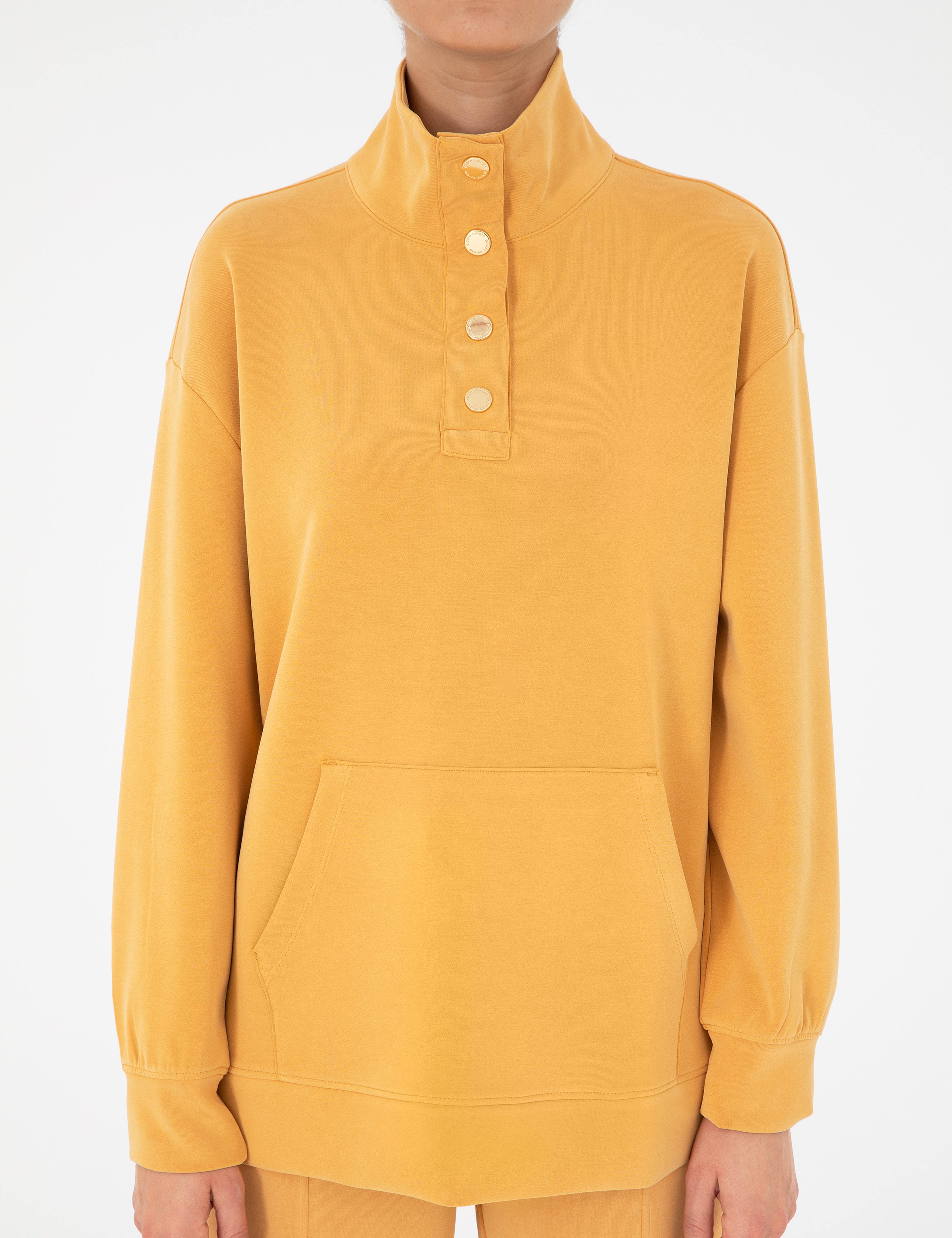 Safran Oversize Modal Kumaş Sweatshirt - Image 6