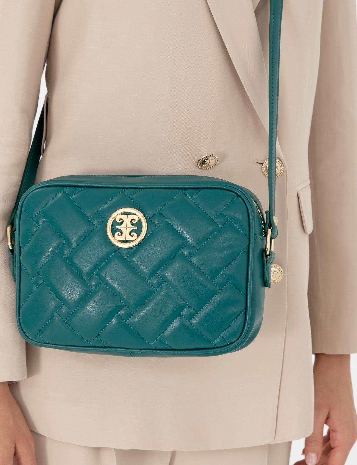 Koyu Yeşil Çapraz Çanta - 50296320001