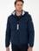 Lacivert Kapüşonlu Spor Mont