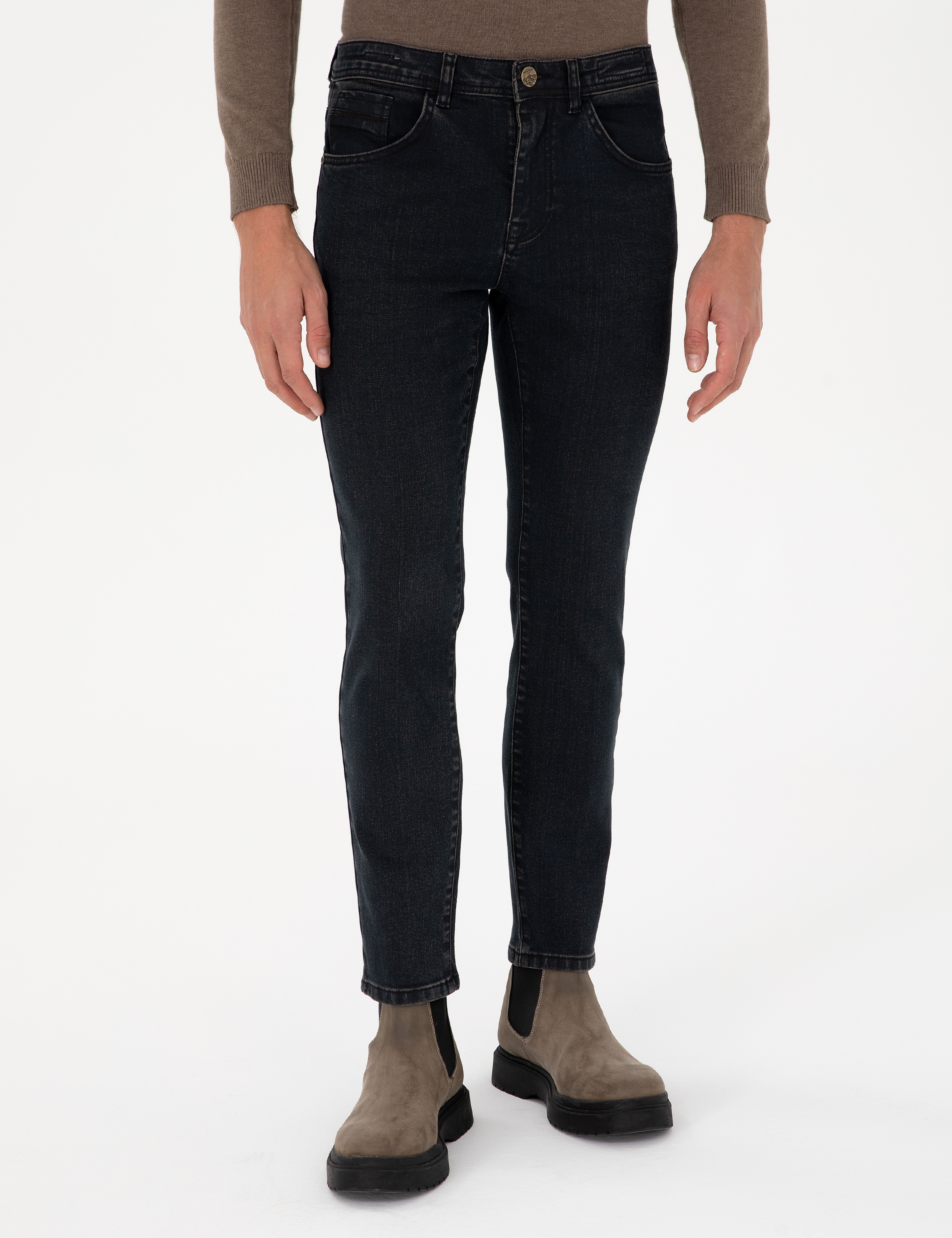 Saks Slim Fit Jean Pantolon - Image 2