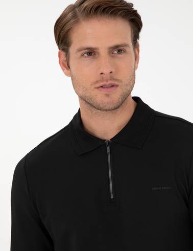 Siyah Regular Fit Sweatshirt