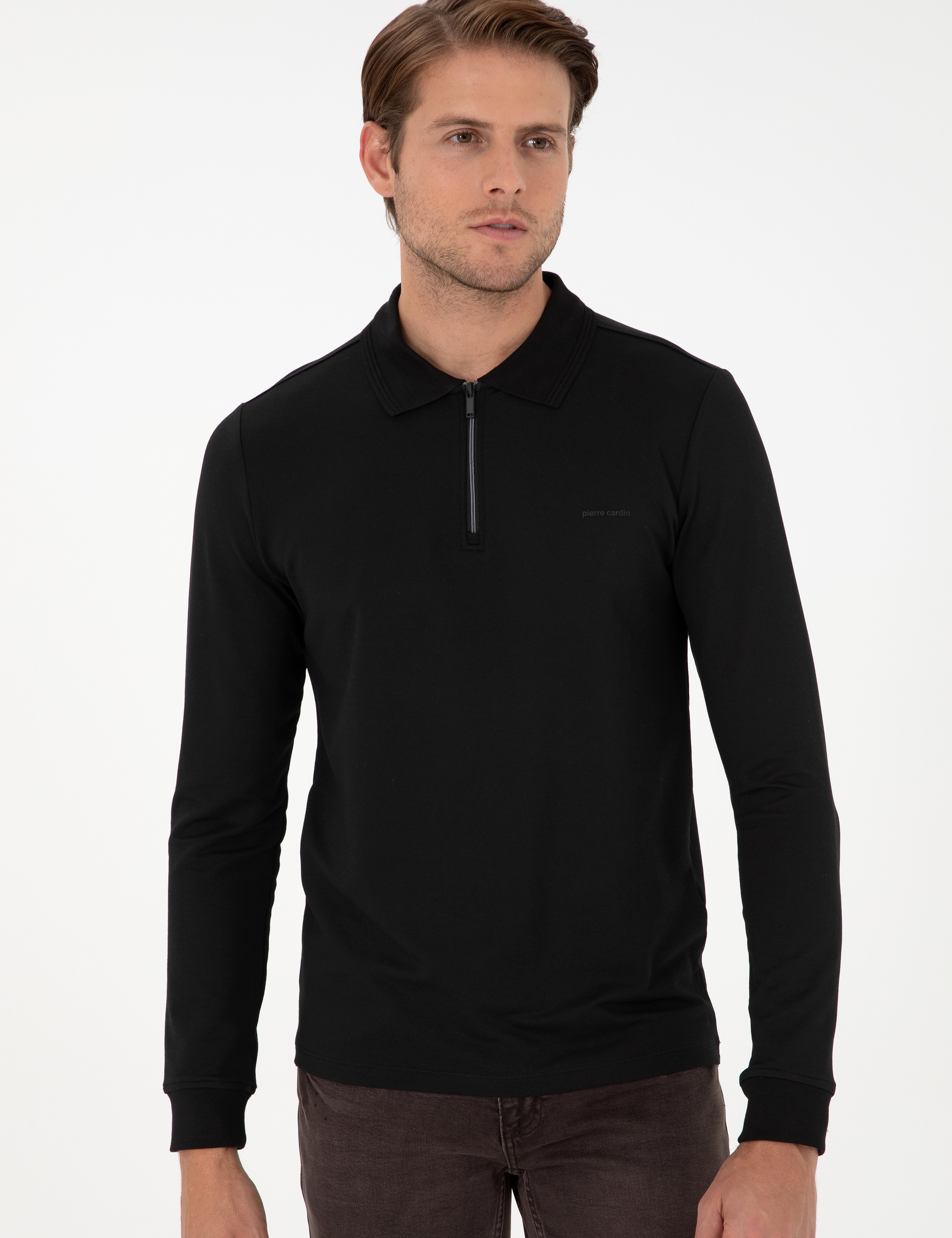 Siyah Regular Fit Sweatshirt