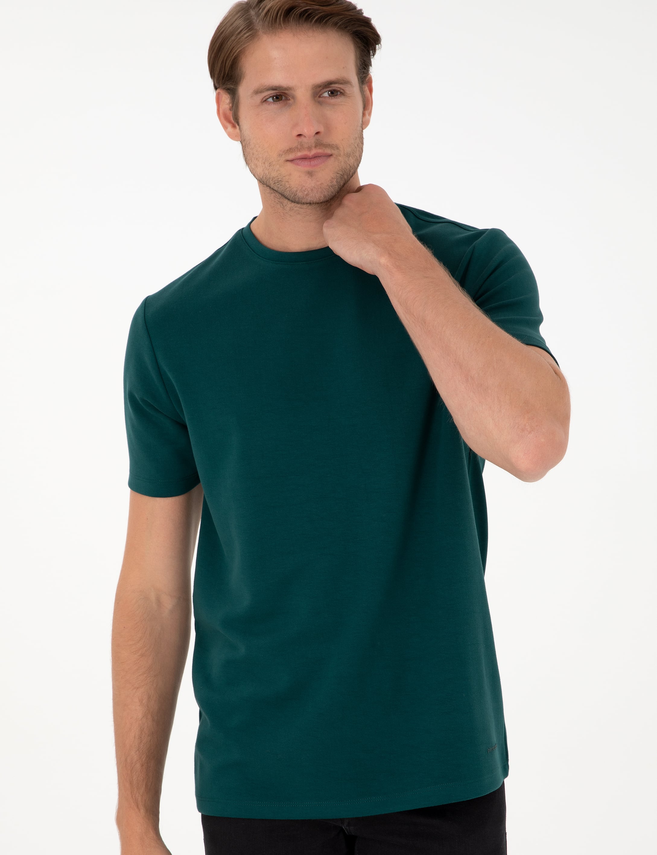 Zümrüt Regular Fit Tişört - Image 3