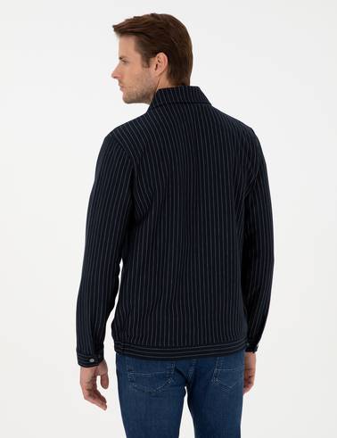 Lacivert Regular Fit Örme Hırka